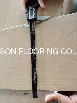 Quality smoked Character European Oak wide plank engineered wood flooring, color DSCU-03 factory