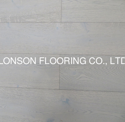 Quality wide plank brushed European Oak engineered wood flooring, color P factory