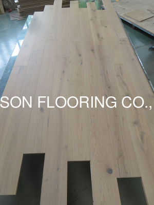 Quality popular color European Oak engineered hardwood flooring, color T factory