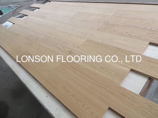 Quality high quality White Oak Multi-layers Engineered Wood Flooring, color E85 factory