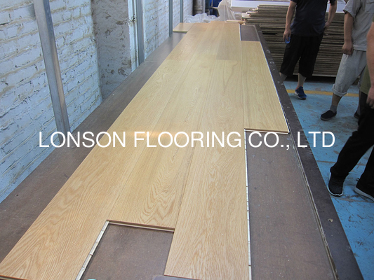Quality 3 layers Vanished  & brushed French Oak Engineered Wood Flooring AB grade to Italy factory