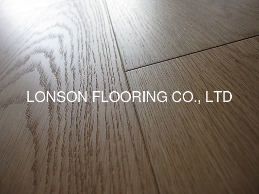 Quality 3 layers Vanished  & brushed French Oak Engineered Wood Flooring AB grade to Italy factory