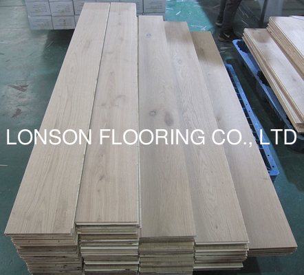 Quality 3 layers unvanished French Oak Engineered Wood Flooring, CD Grade factory