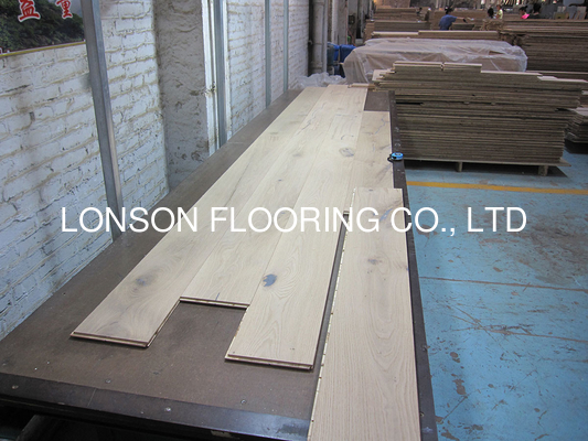 Quality unvanished 3 layers French Oak Engineered Wood Flooring, rustic F grade factory
