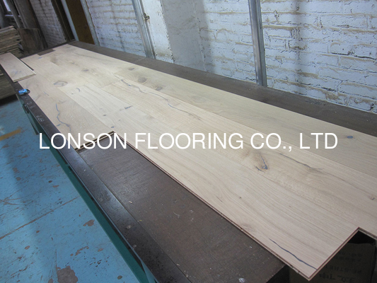 Quality unvanished 3 layers French Oak Engineered Wood Flooring, rustic F grade factory