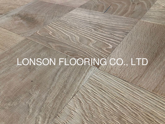 Quality Mosaic Oak Parquet Flooring with 1900 x 190 x 15/4MM Size Embossed Surface and ABCD Grade factory