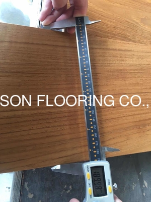 Quality 190mm single plank Burma Teak Engineered Hardwood Flooring, natural color factory