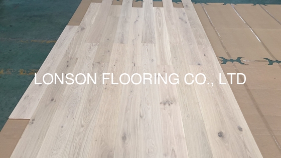 Quality Invisible lacquered Oak Wide plank Wood Flooring, rustic ABCD grade factory
