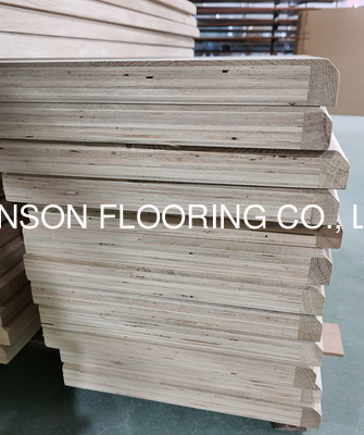 Quality Prime White Oak Multi-Layers Engineered Wood Stairs Treads, Unfinished factory