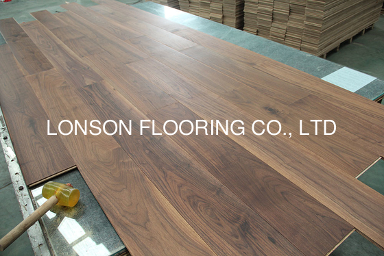 quality Natural Oiled American Walnut Wide Plank Engineered Wood Flooring factory