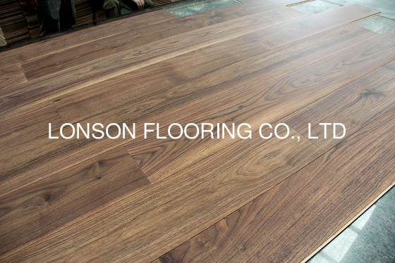 quality Natural Oiled American Walnut Wide Plank Engineered Wood Flooring factory