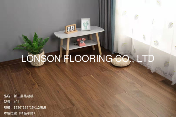 Quality Chinese Factory Price American Walnut Multiply Engineered Wood Flooring factory