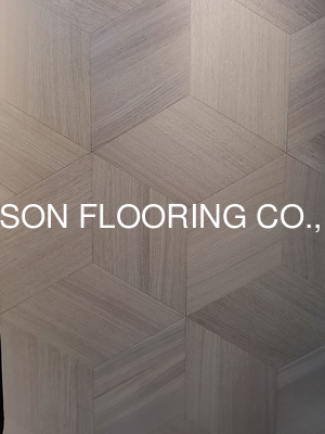 Quality Prime Grade Hexagon Natural Oak Parquet Flooring, Straight Grain factory