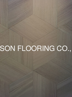 Quality Prime Grade Hexagon Natural Oak Parquet Flooring, Straight Grain factory