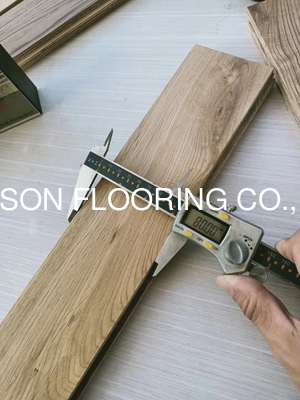 Quality Rustic Oak Herringbone Parquet Flooring Block, Natural Lacquered factory