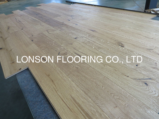 Quality Natural Rustic Oak Engineered Wood Flooring, Embossed Surface factory