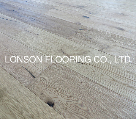 quality Natural Rustic Oak Engineered Wood Flooring, Embossed Surface factory
