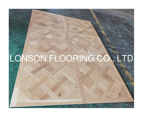 Quality Versailles Oak Panel, 15/4 X 800 X 800mm, Natural Invisible Lacquer factory