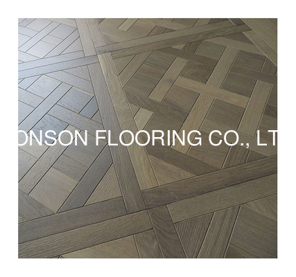 Quality Smoked Oak Versailles Engineered Wood Flooring, ABC grade,  Color 0201 factory