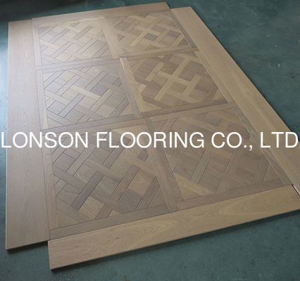 Quality Smoked Oak Versailles Engineered Wood Flooring, ABC grade, Color 0201 factory