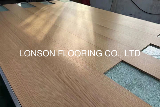 Quality Rift Quarter Saw Oak Engineered Wood Flooring, Clean Oak Natural Lacquer factory
