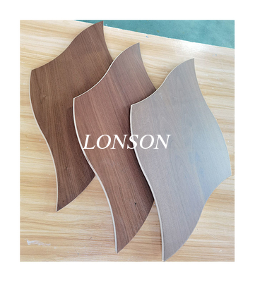 quality Modular Geometric Wood Flooring--Leaf Shaped Walnut Parquet Flooring factory